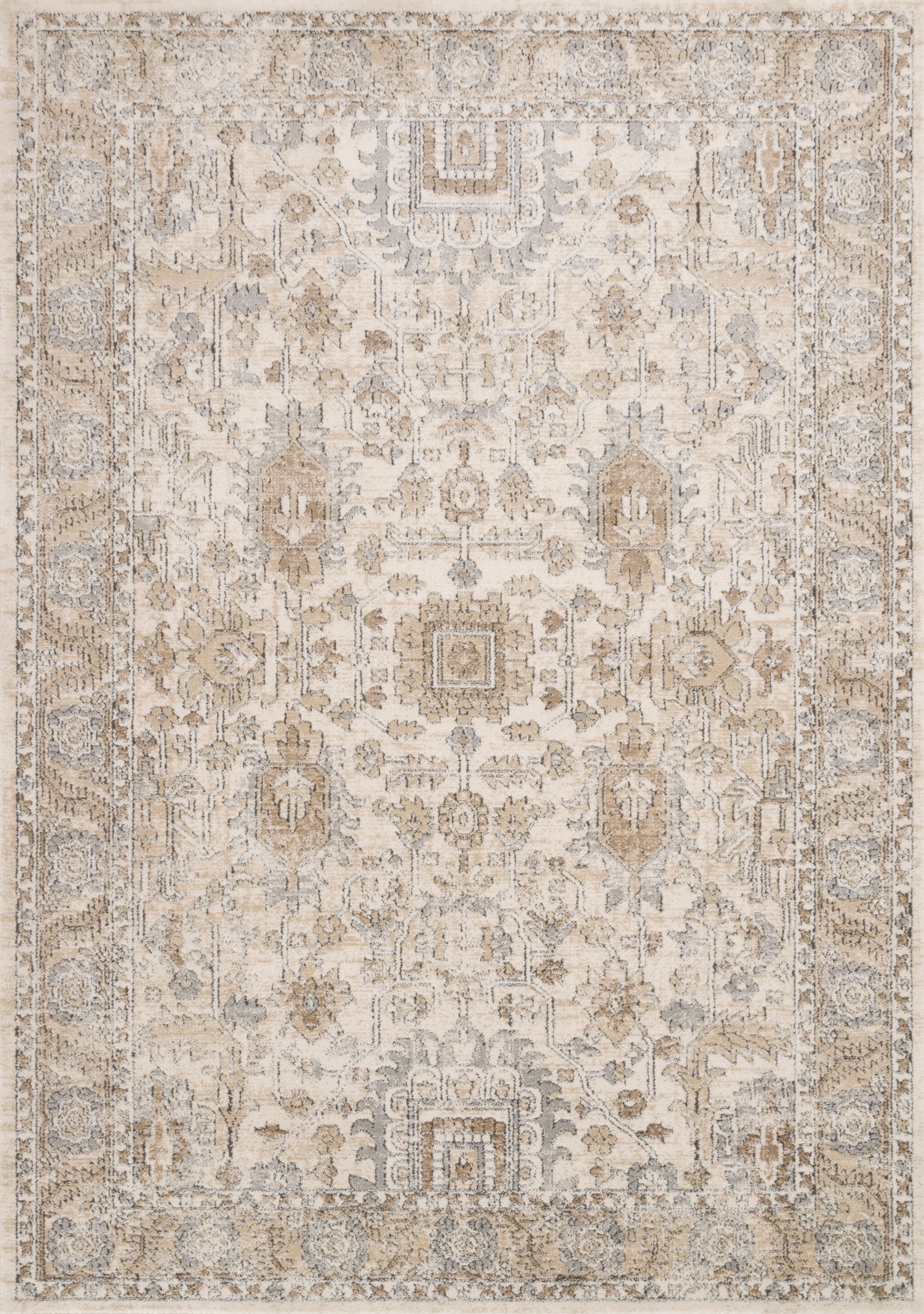 Loloi II | Teagan Collection | Ivory / Sand | TEA-03