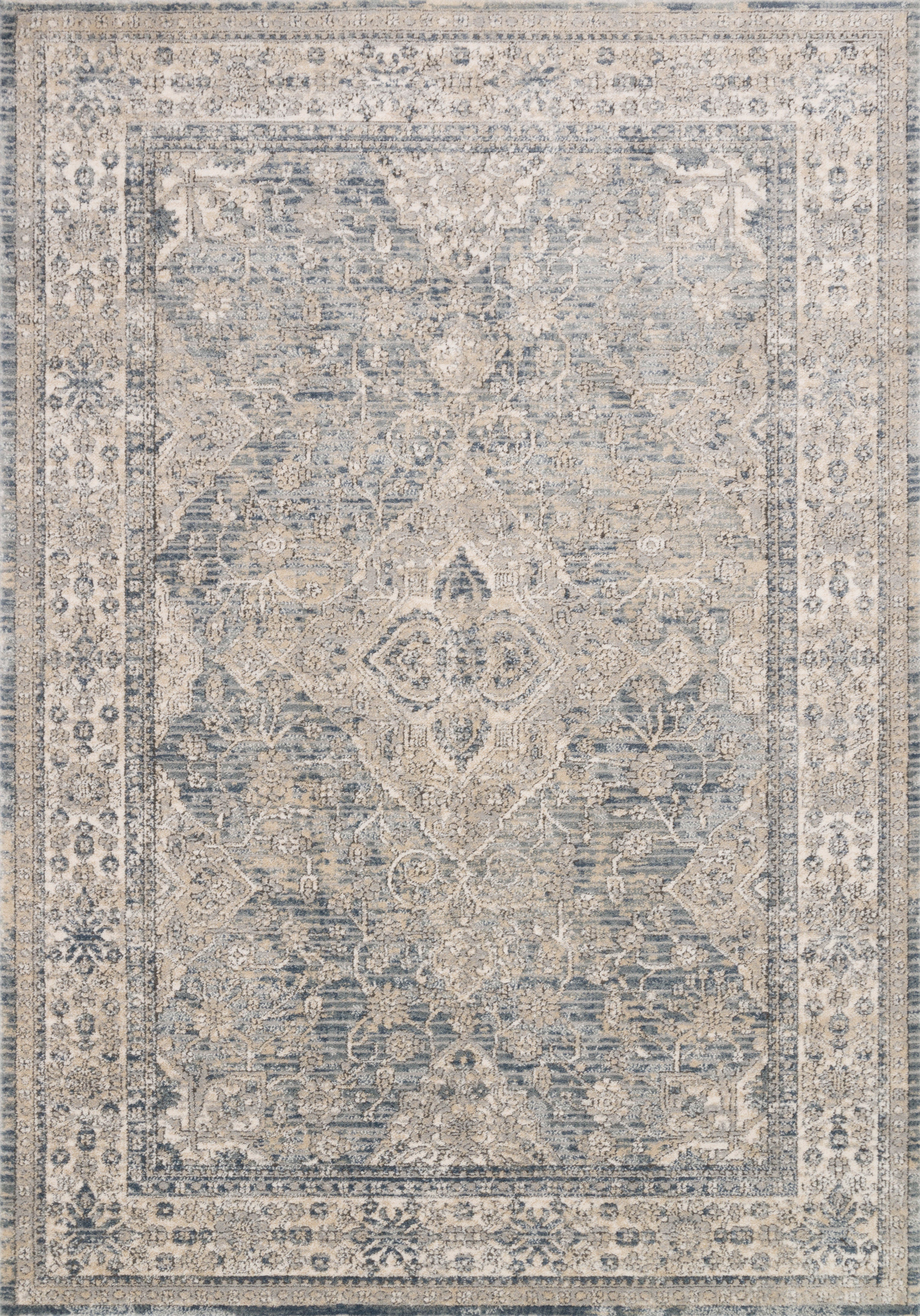 Loloi II | Teagan Collection | Sky / Natural | TEA-04