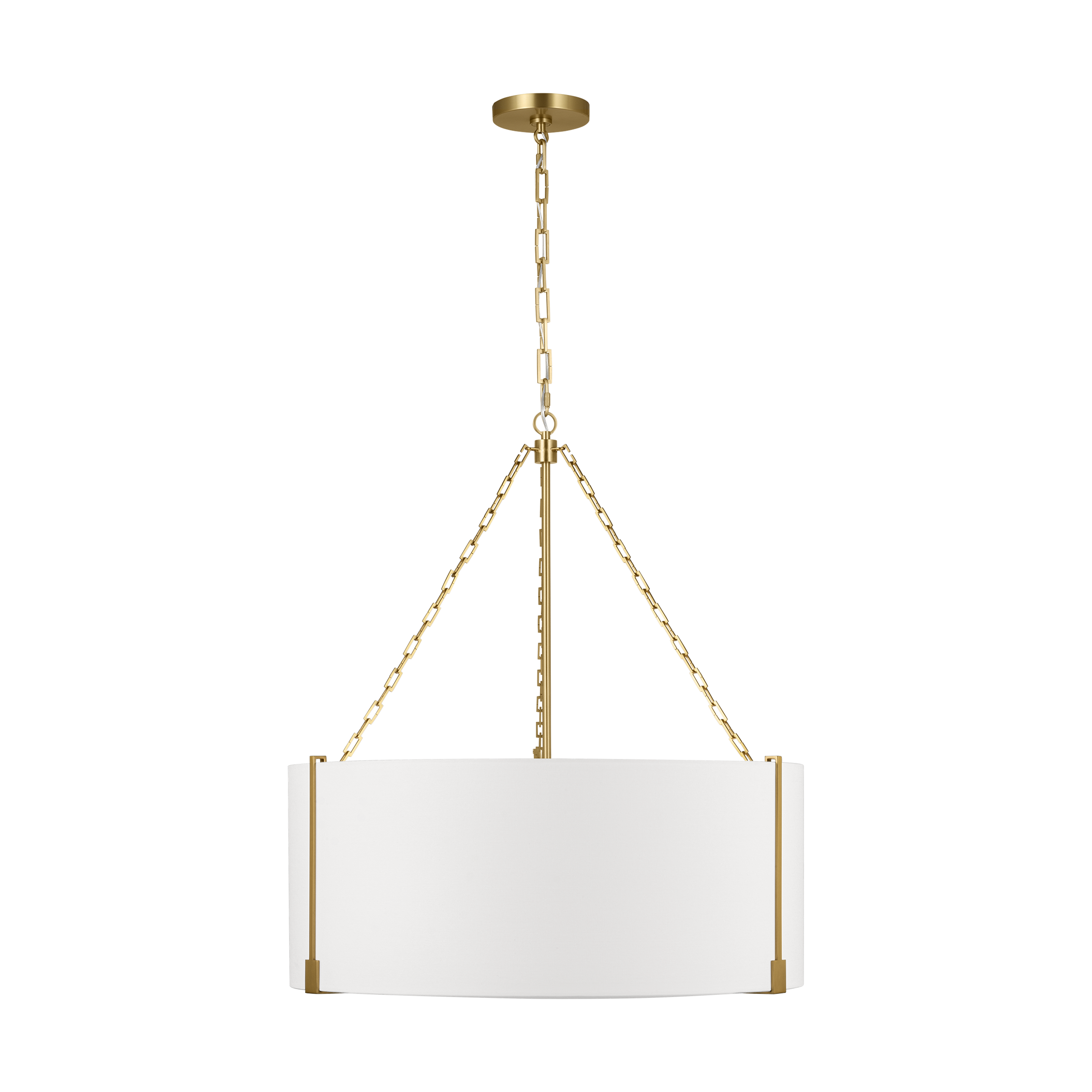 Bergen Large Hanging Shade Burnished Brass