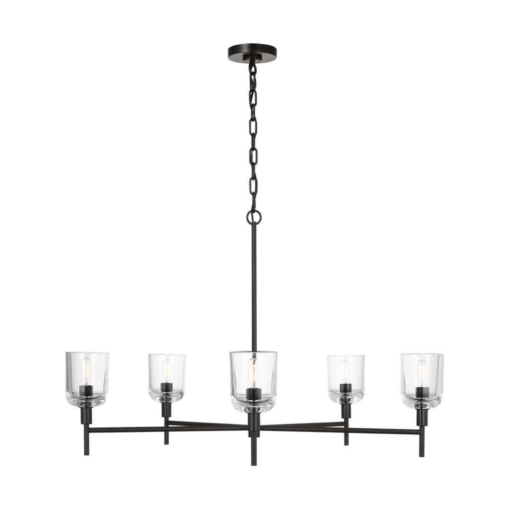 Hartley Large Chandelier Aged Iron