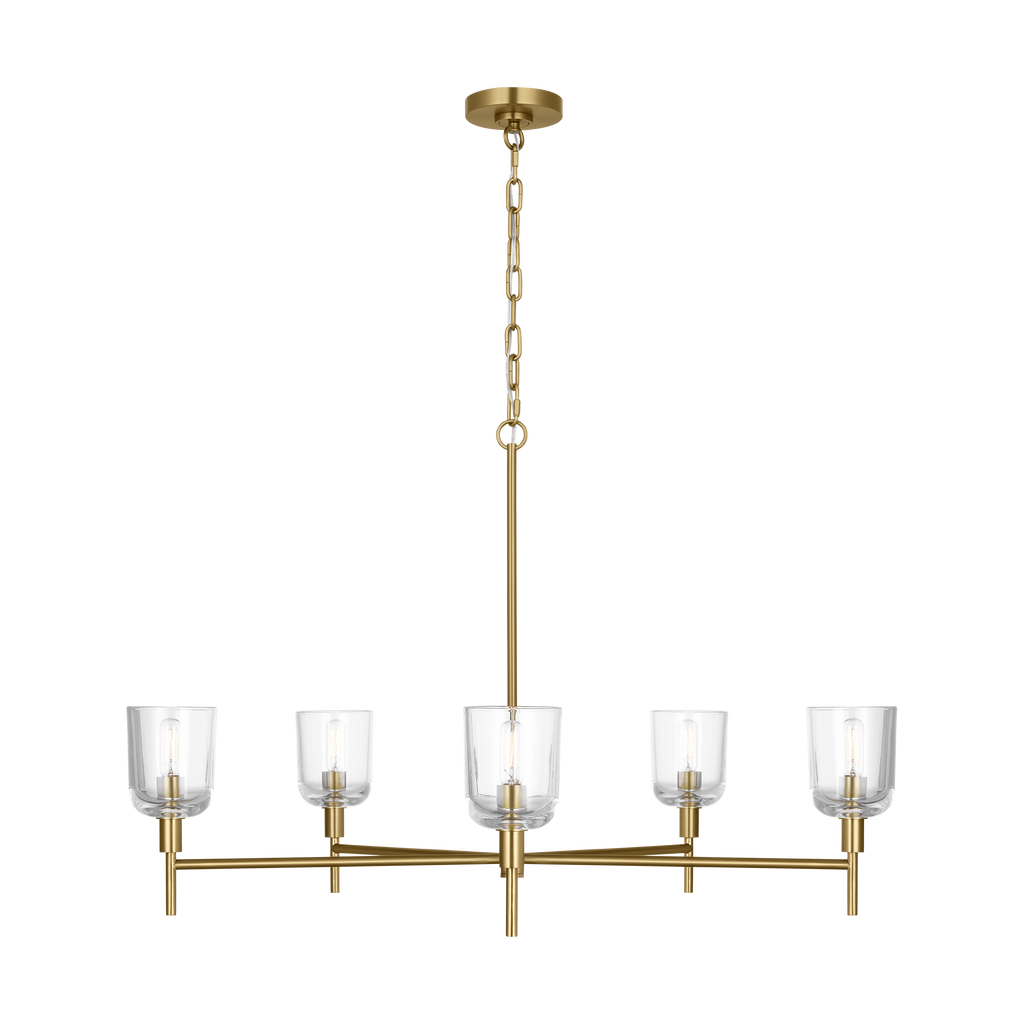 Hartley Large Chandelier Burnished Brass