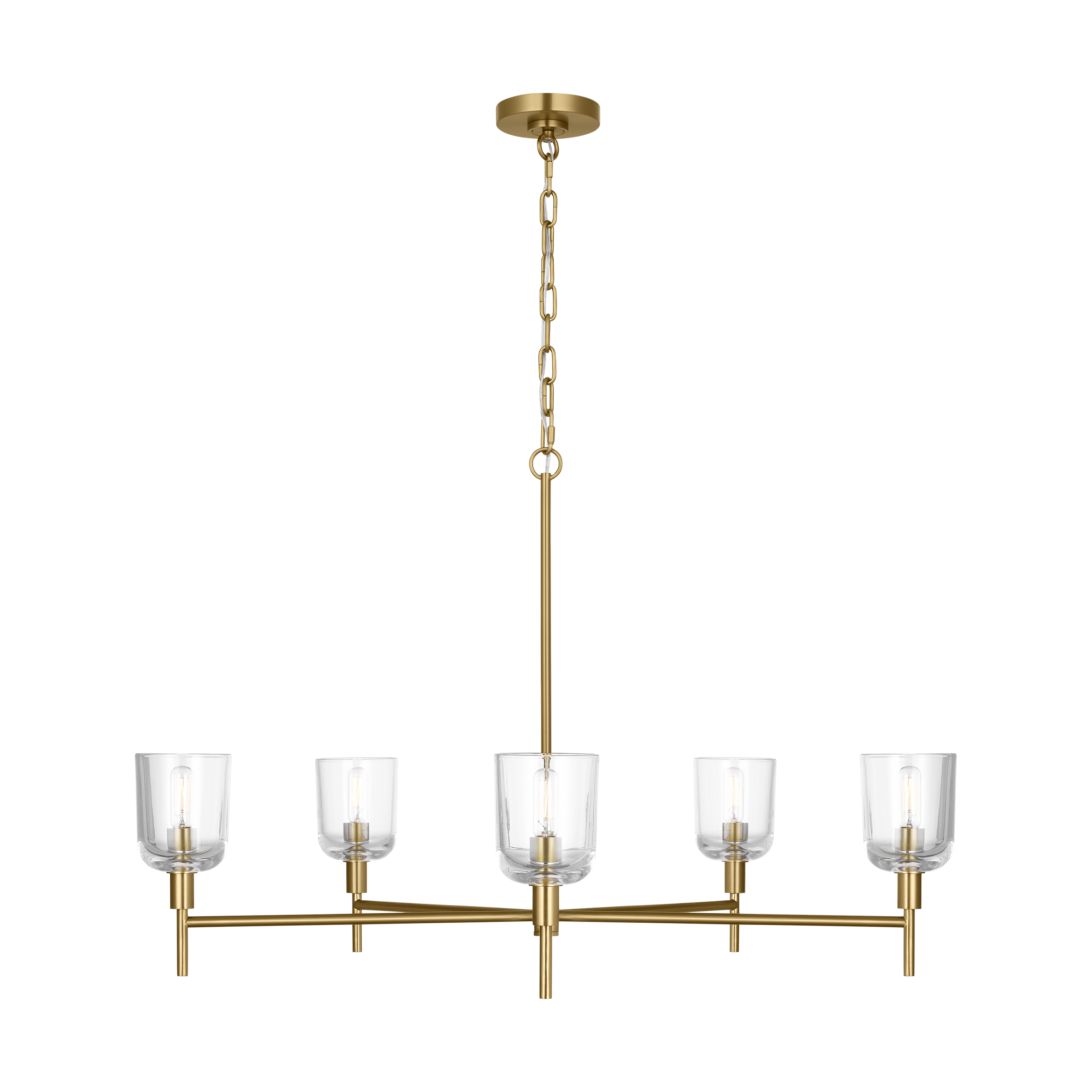 Hartley Large Chandelier Burnished Brass
