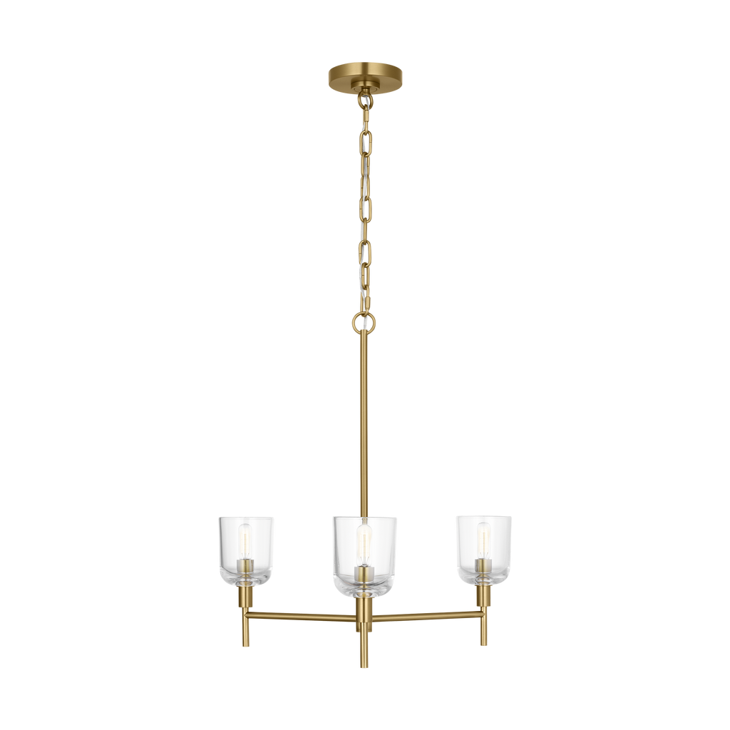 Hartley Mediium Chandelier Burnished Brass