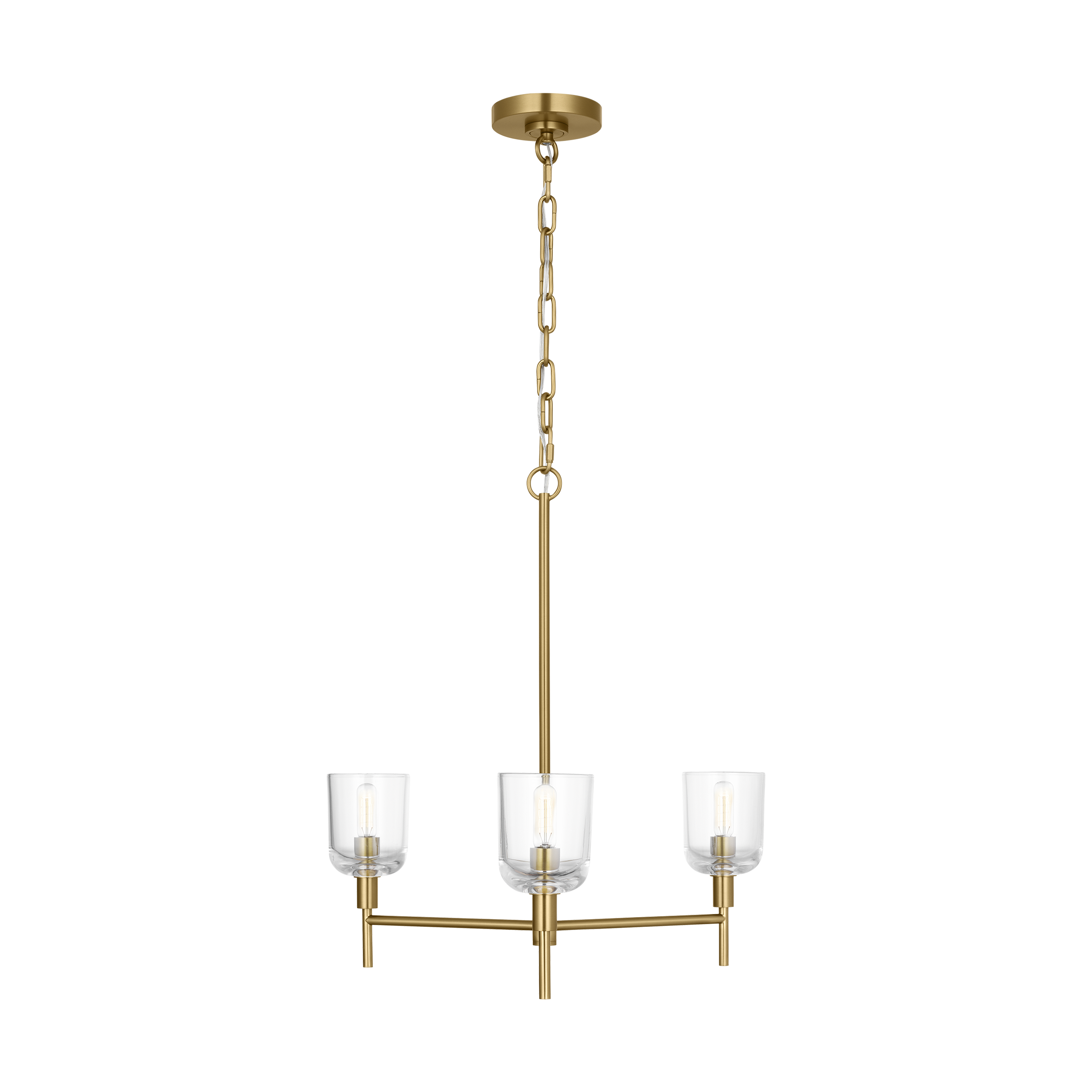 Hartley Mediium Chandelier Burnished Brass