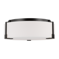 Bergen Medium Flush Mount Aged Iron