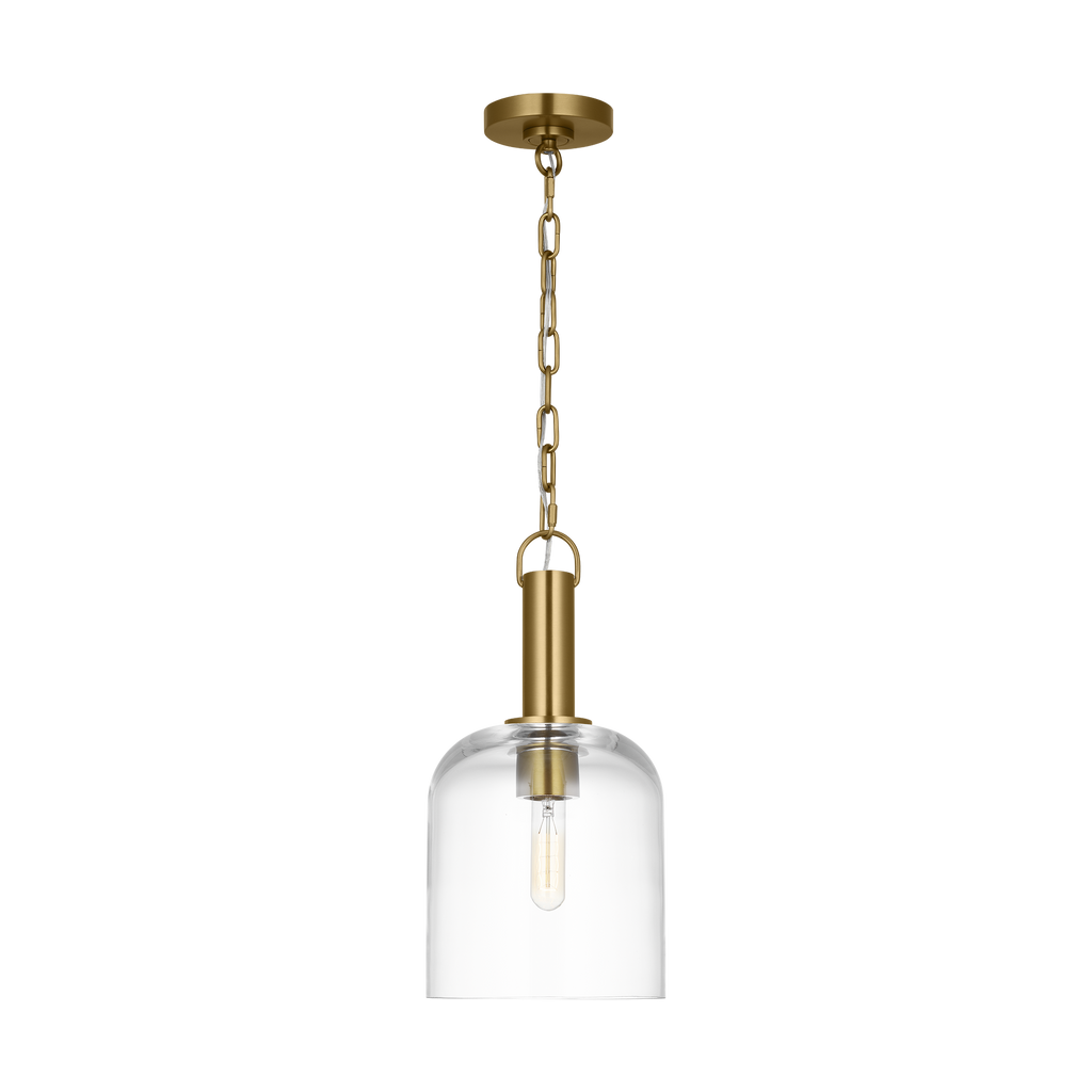 Hartley Medium Pendant Burnished Brass