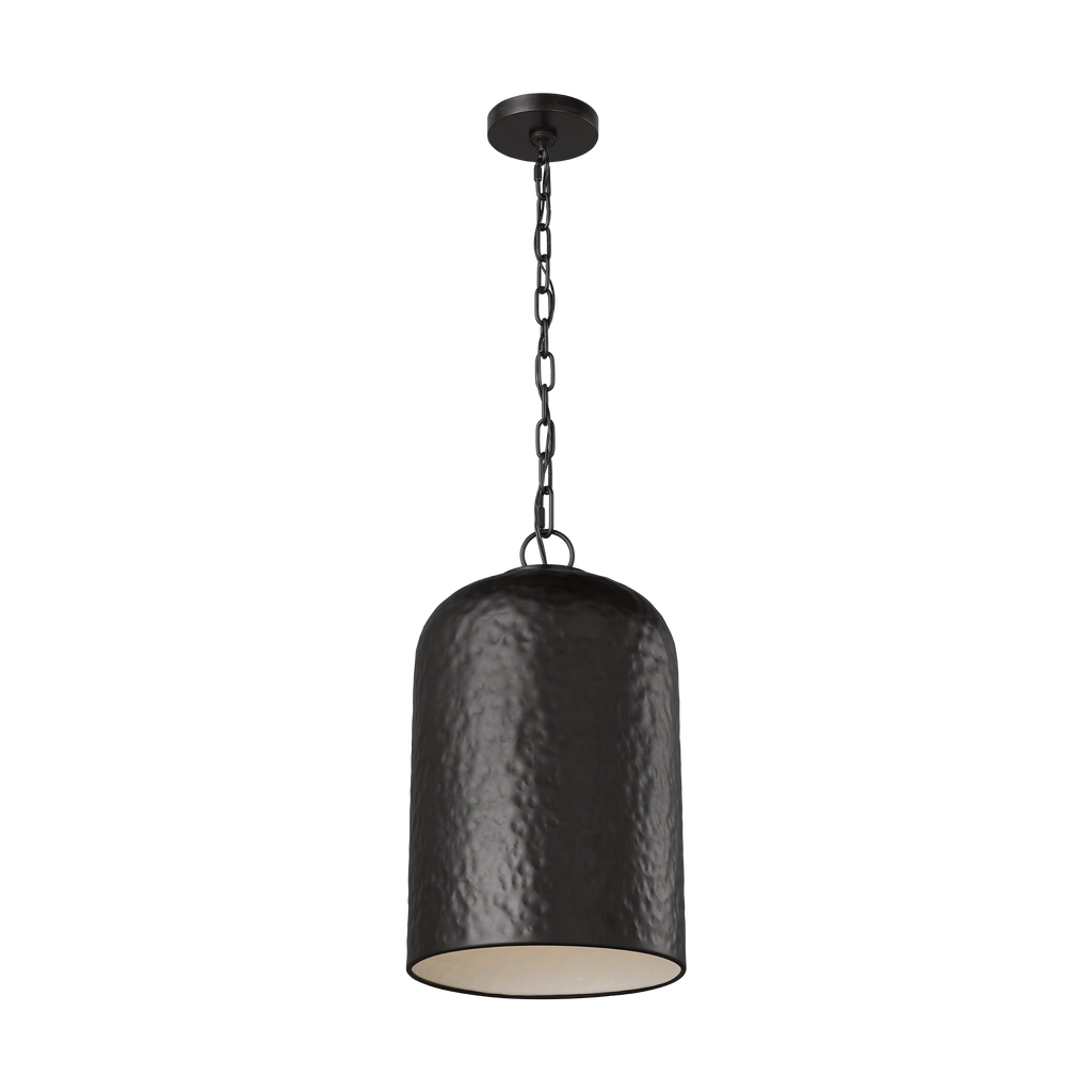 Buckner Tall Pendant Aged Iron