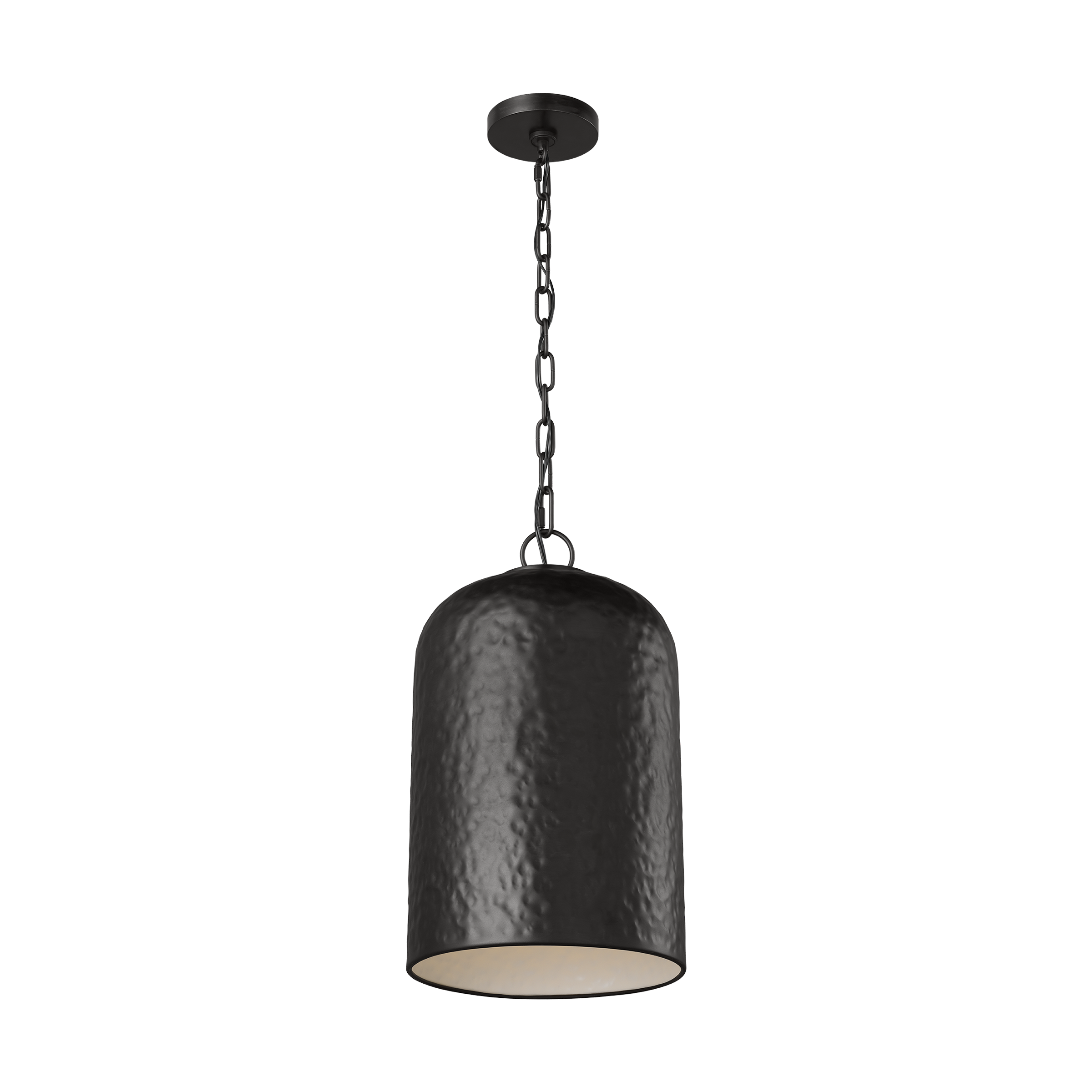 Buckner Tall Pendant Aged Iron