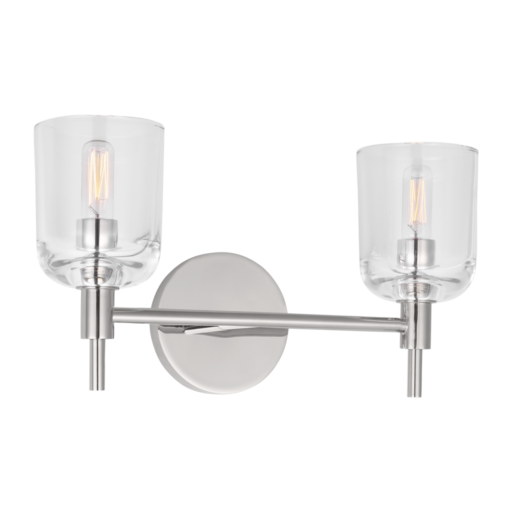 Hartley 2 - Light Vanity Polished Nickel