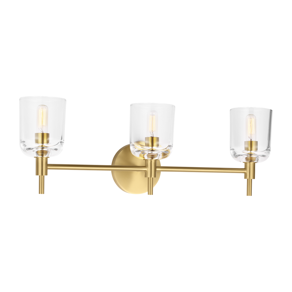 Hartley 3 - Light Vanity Burnished Brass