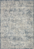 Loloi | Theory Collection | Ivory / Blue | THY-02