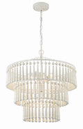 Tiana 20.5'' Matte White Chandelier