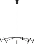 Aerial 55 Chandelier Matte Black 3000K 90 CRI integrated led 90 cri 3000k 120v
