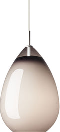 Alina Grande Pendant Smoke Satin Nickel A19 LED 2700K 90 CRI 120V