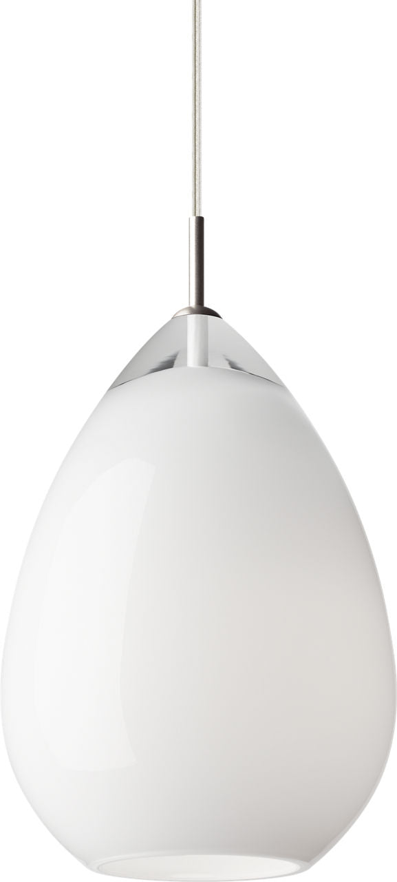 Alina Grande Pendant White Satin Nickel 2700K 90 CRI a19 led 90 cri 2700k 120v