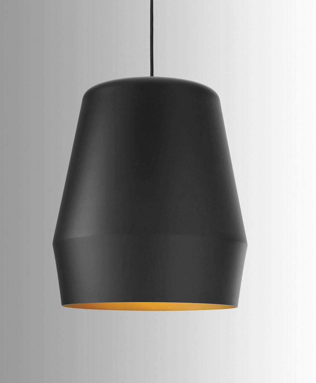 Allea Pendant | Black/gold Bulb Not Included