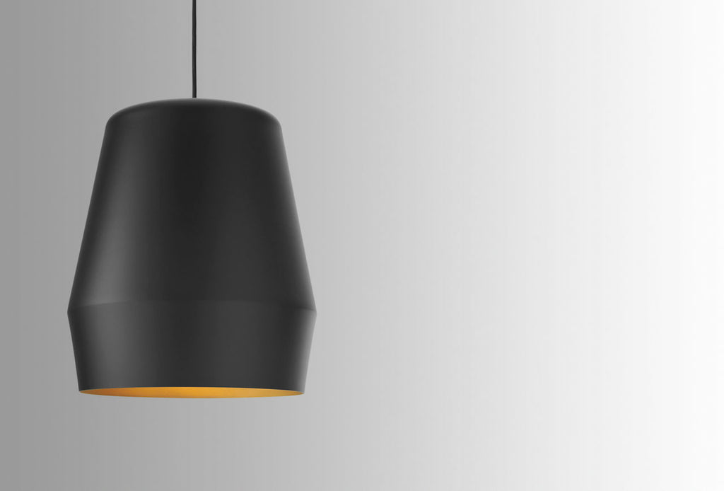Allea Pendant | Black/gold Bulb Not Included
