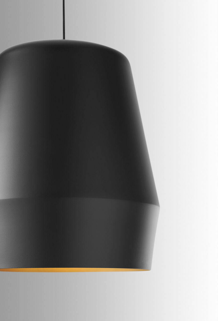 Allea Pendant | Black/gold Bulb Not Included