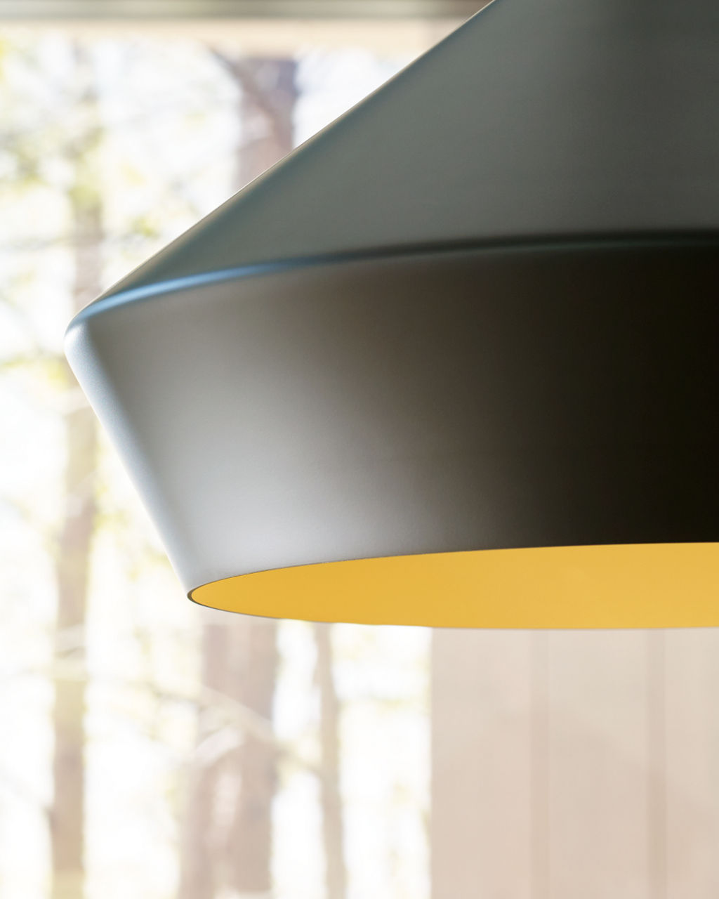 Brummel Grande Pendant | Satin Nickel | Charcoal Gray Bulb(s) Included