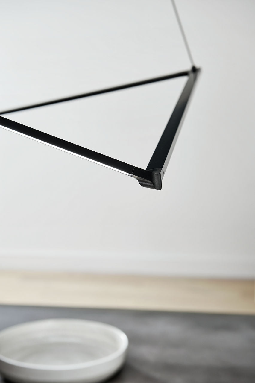 Balto Linear Suspension gunmetal LED 90 CRI 3000K 120V