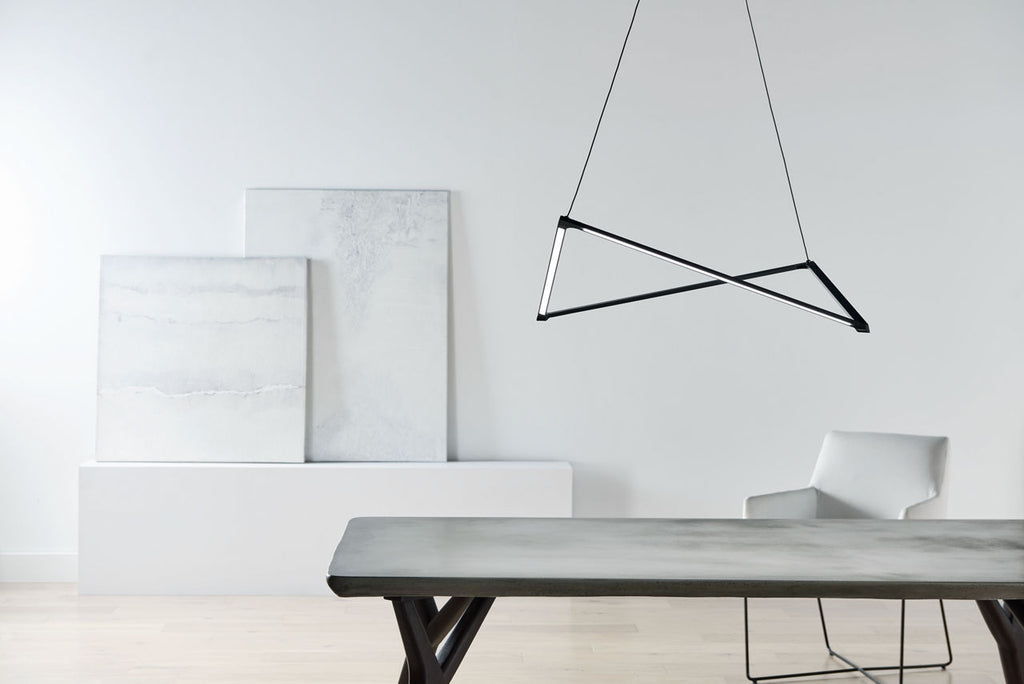Balto Linear Suspension gunmetal LED 90 CRI 3000K 120V