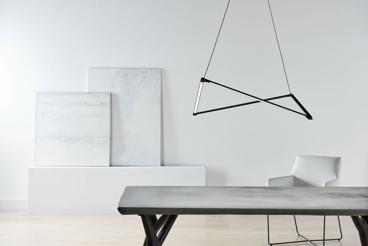 Balto Linear Suspension gunmetal LED 90 CRI 3000K 120V