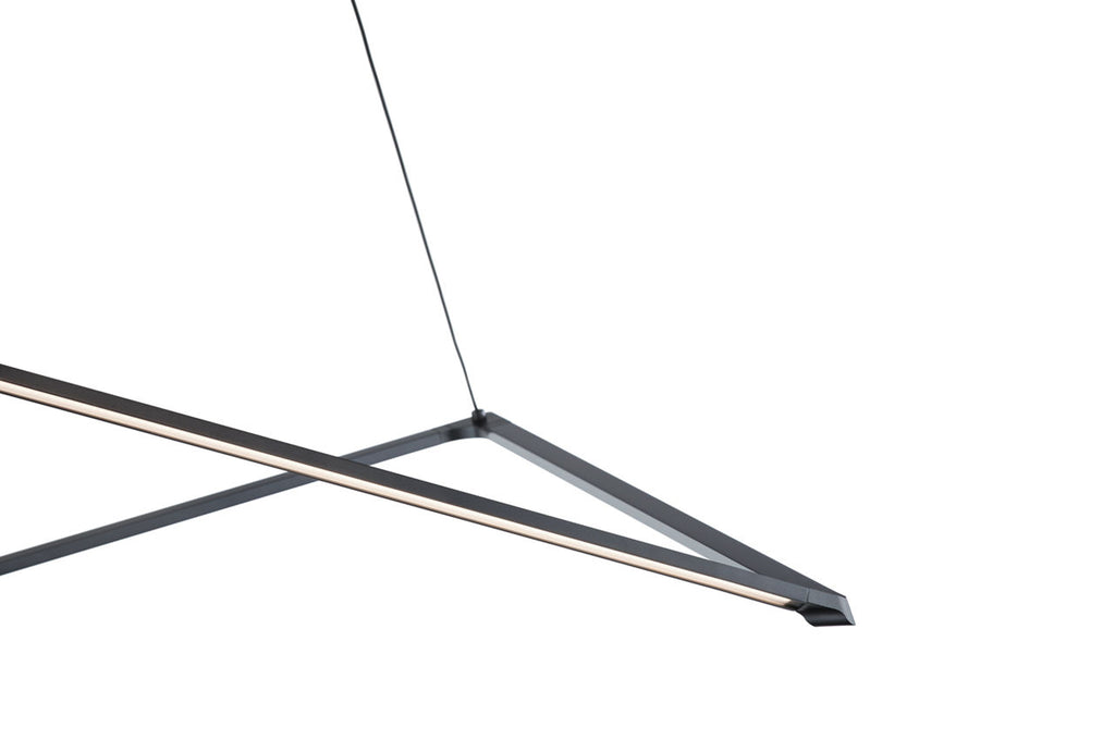 Balto Linear Suspension gunmetal LED 90 CRI 3000K 120V