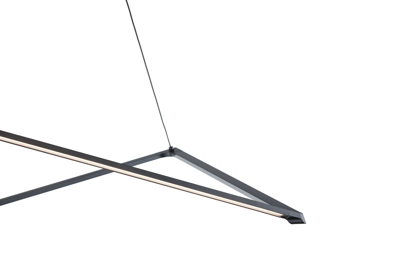 Balto Linear Suspension gunmetal LED 90 CRI 3000K 120V