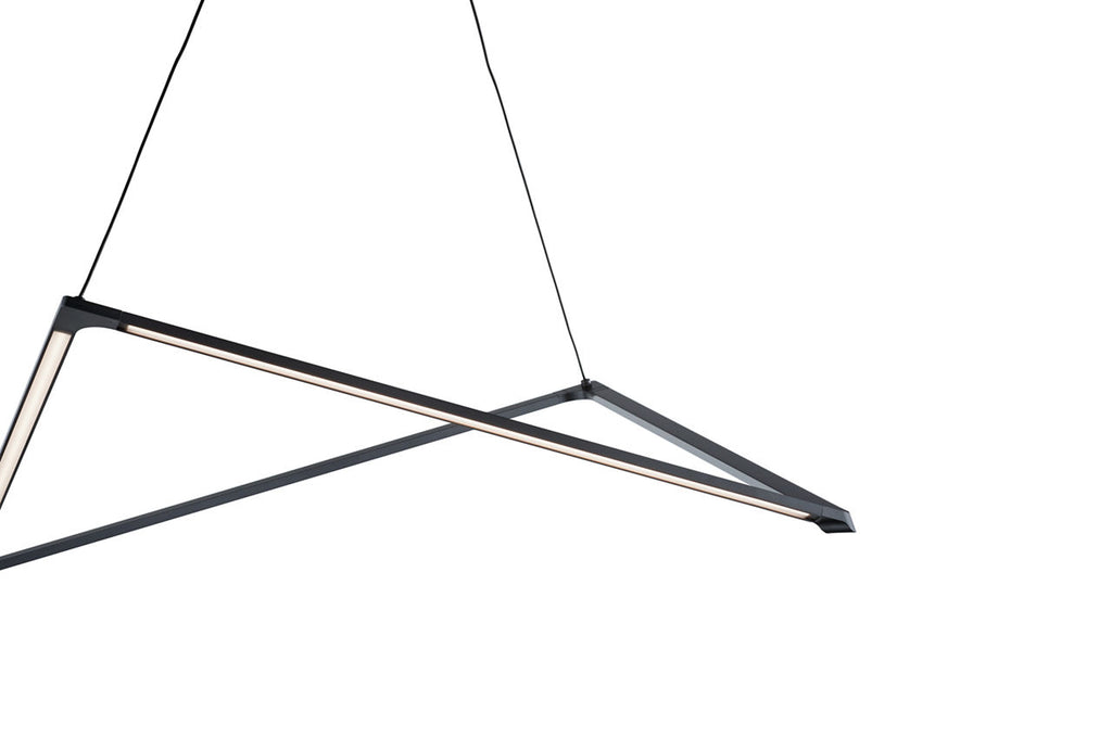 Balto Linear Suspension gunmetal LED 90 CRI 3000K 120V