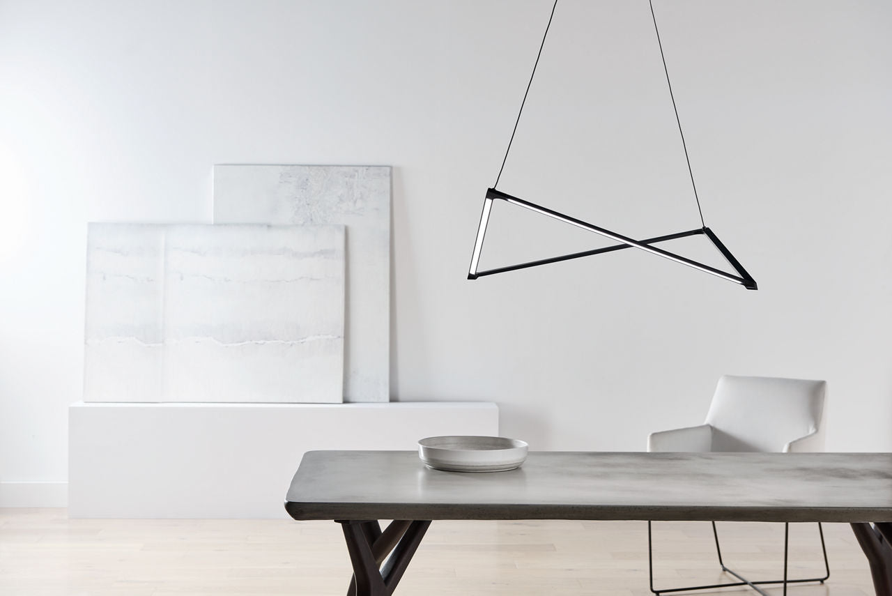 Balto Linear Suspension gunmetal LED 90 CRI 3000K 120V