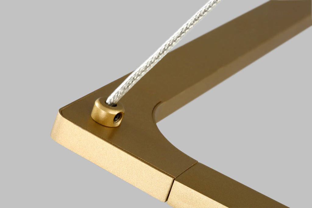 Balto Linear Suspension Satin gold LED 90 CRI 3000K 120V