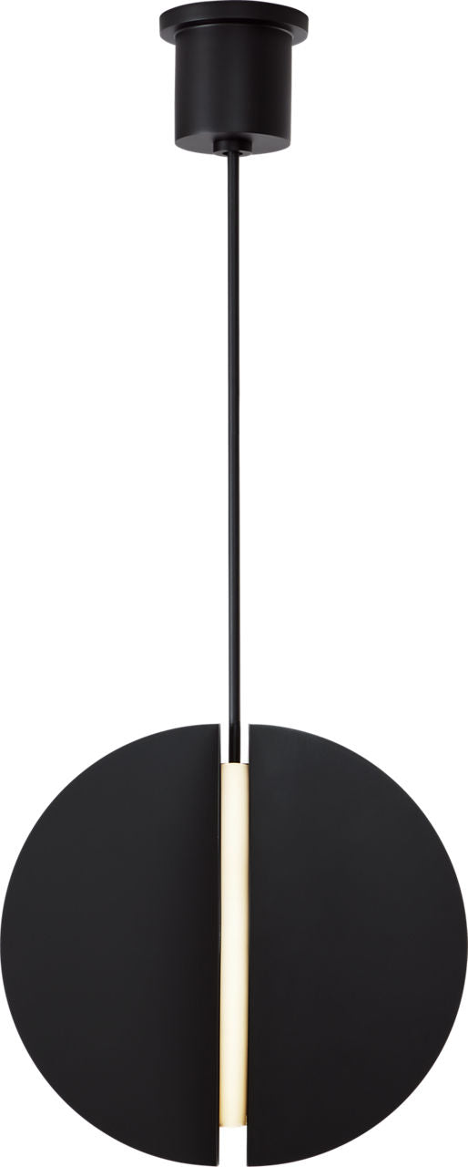 Bau 18 Pendant Nightshade Black 3000K 90 CRI integrated led 90 cri 3000k 120v-277v unv