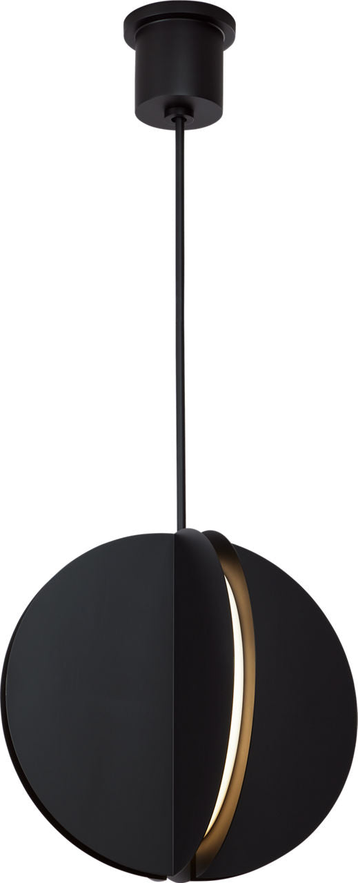 Bau 18 Pendant Nightshade Black 3000K 90 CRI integrated led 90 cri 3000k 120v-277v unv