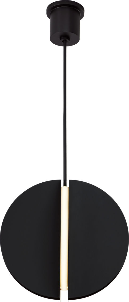 Bau 18 Pendant Nightshade Black 3000K 90 CRI integrated led 90 cri 3000k 120v-277v unv