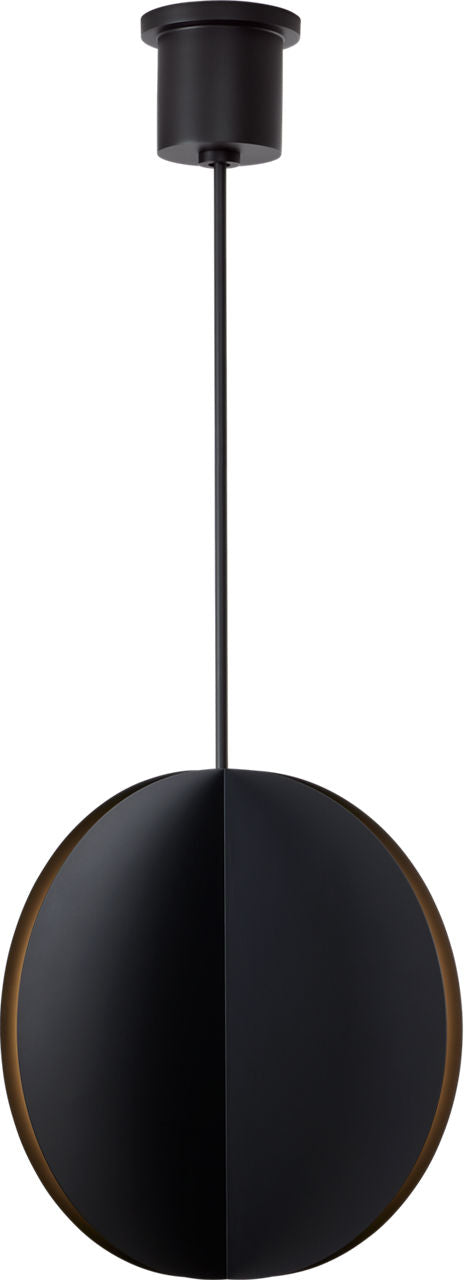 Bau 18 Pendant Nightshade Black 3000K 90 CRI integrated led 90 cri 3000k 120v-277v unv