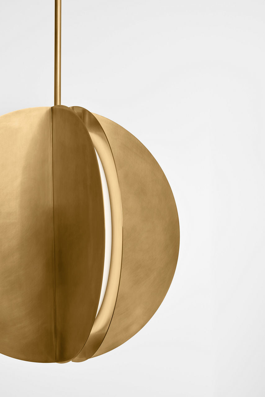 Bau 18 Pendant Natural Brass 3000K 90 CRI integrated led 90 cri 3000k 120v-277v unv