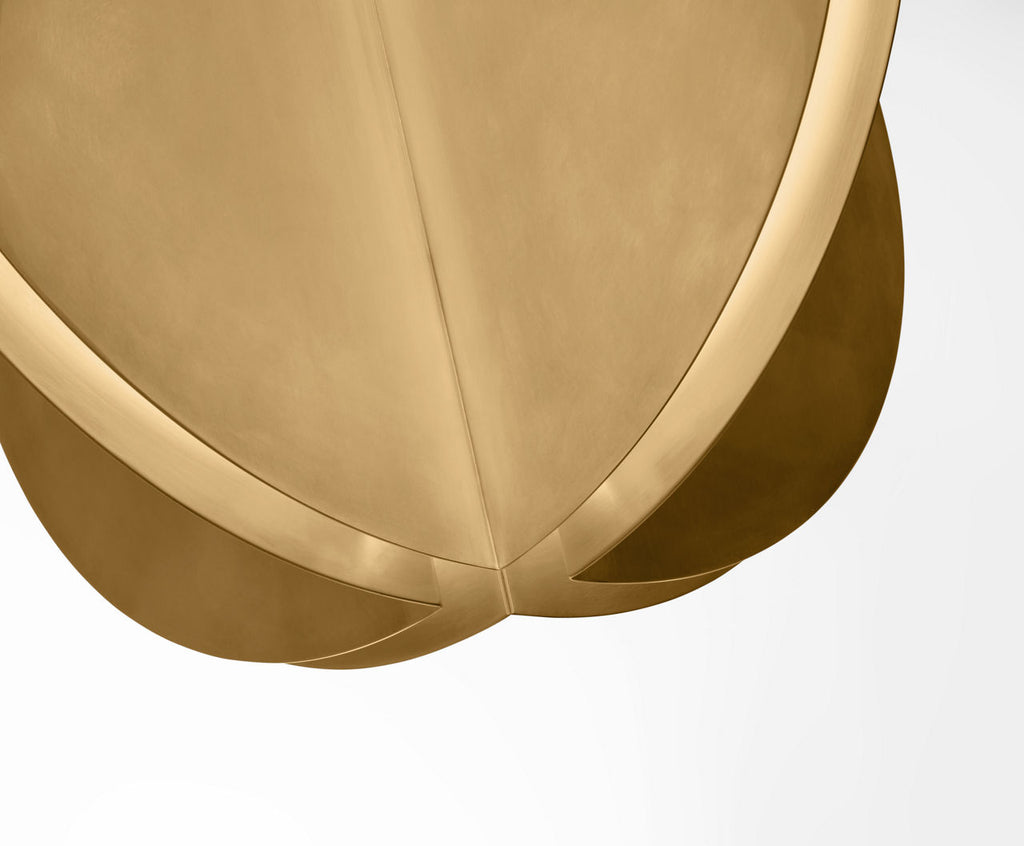 Bau 18 Pendant Natural Brass 3000K 90 CRI integrated led 90 cri 3000k 120v-277v unv