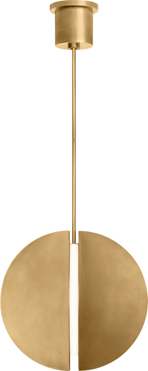 Bau 18 Pendant Natural Brass 3000K 90 CRI integrated led 90 cri 3000k 120v-277v unv