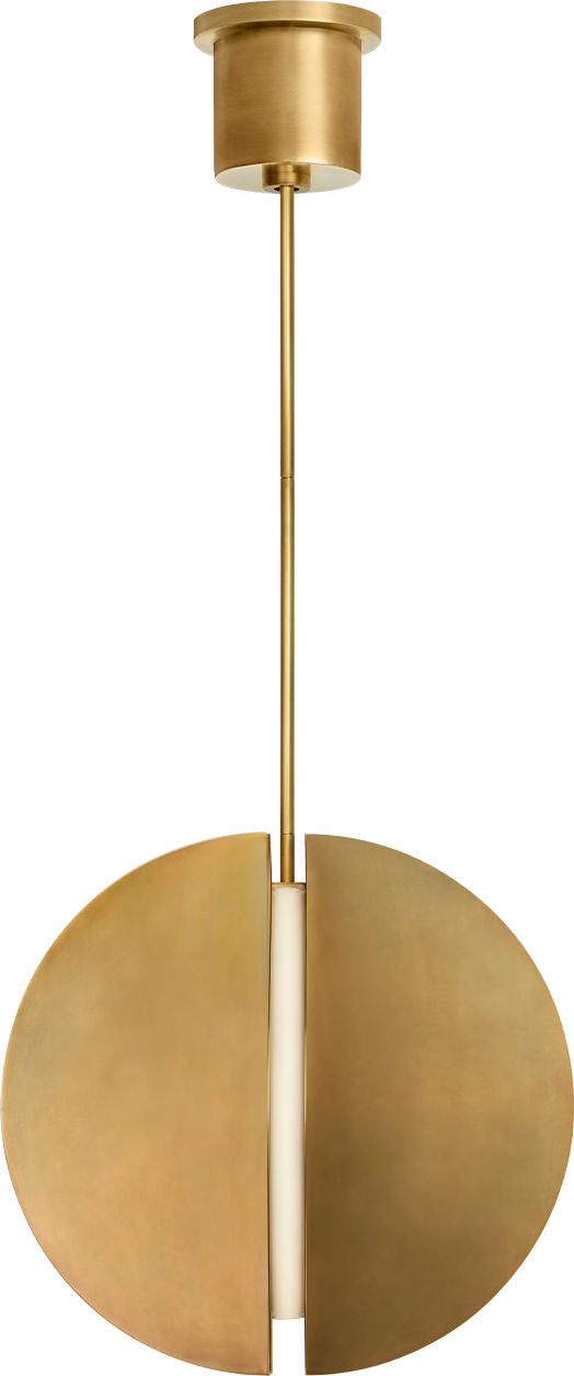 Bau 18 Pendant Natural Brass 3000K 90 CRI integrated led 90 cri 3000k 120v-277v unv