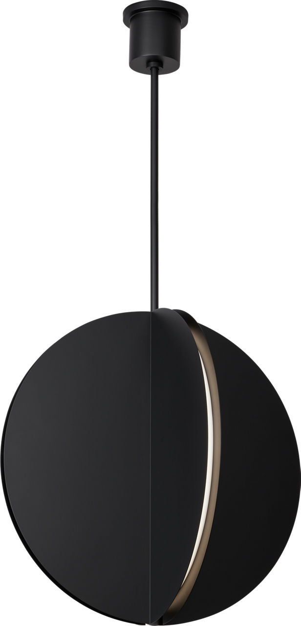 Bau 28 Pendant Nightshade Black 3000K 90 CRI integrated led 90 cri 3000k 120v-277v unv