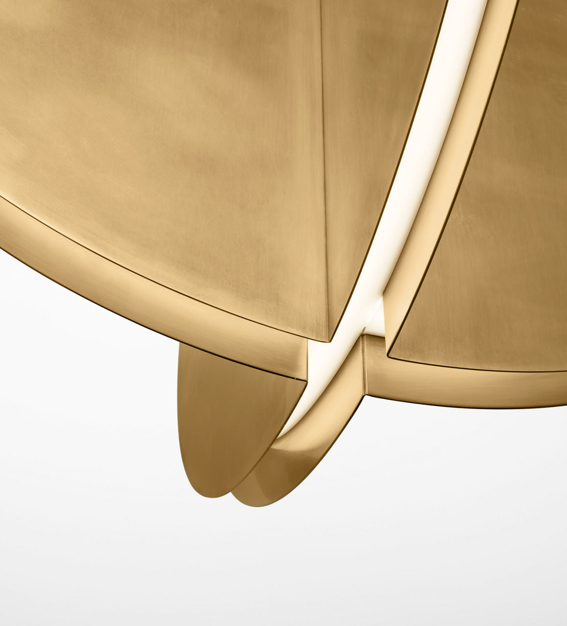 Bau 28 Pendant Natural Brass Integrated LED 90 CRI 3000K 120-277V