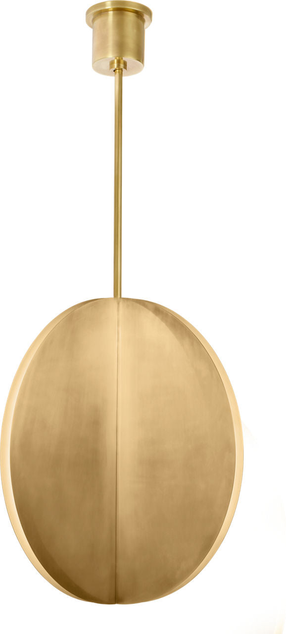 Bau 28 Pendant Natural Brass Integrated LED 90 CRI 3000K 120-277V