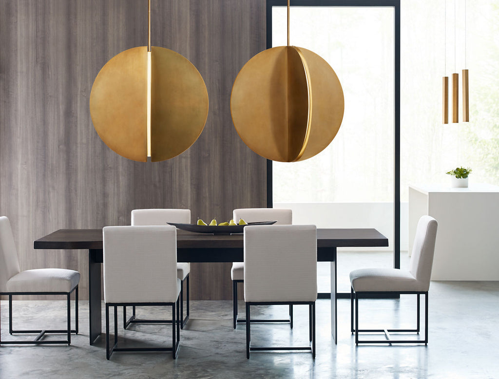 Bau 36 Pendant Natural Brass Integrated LED 90 CRI 3000K 120-277V