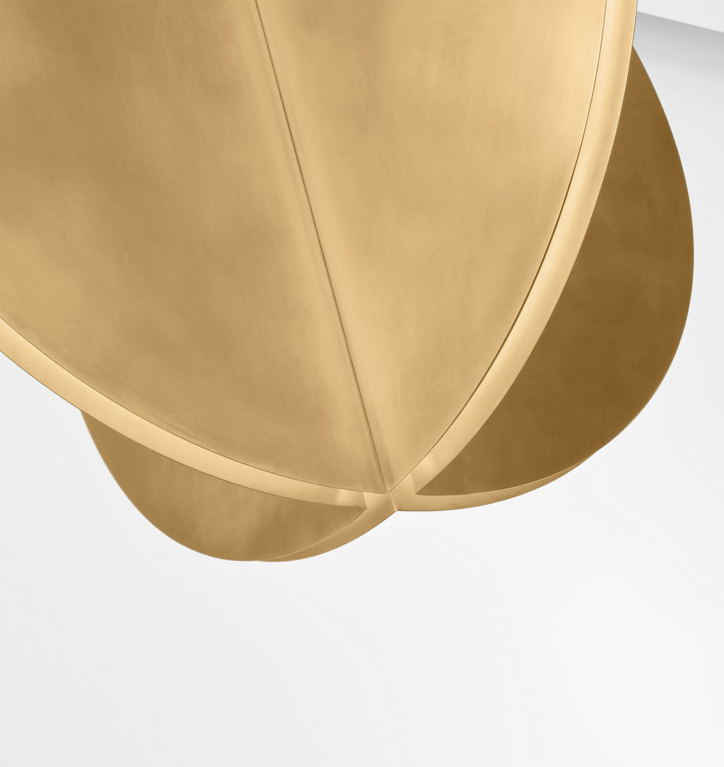 Bau 36 Pendant Natural Brass Integrated LED 90 CRI 3000K 120-277V