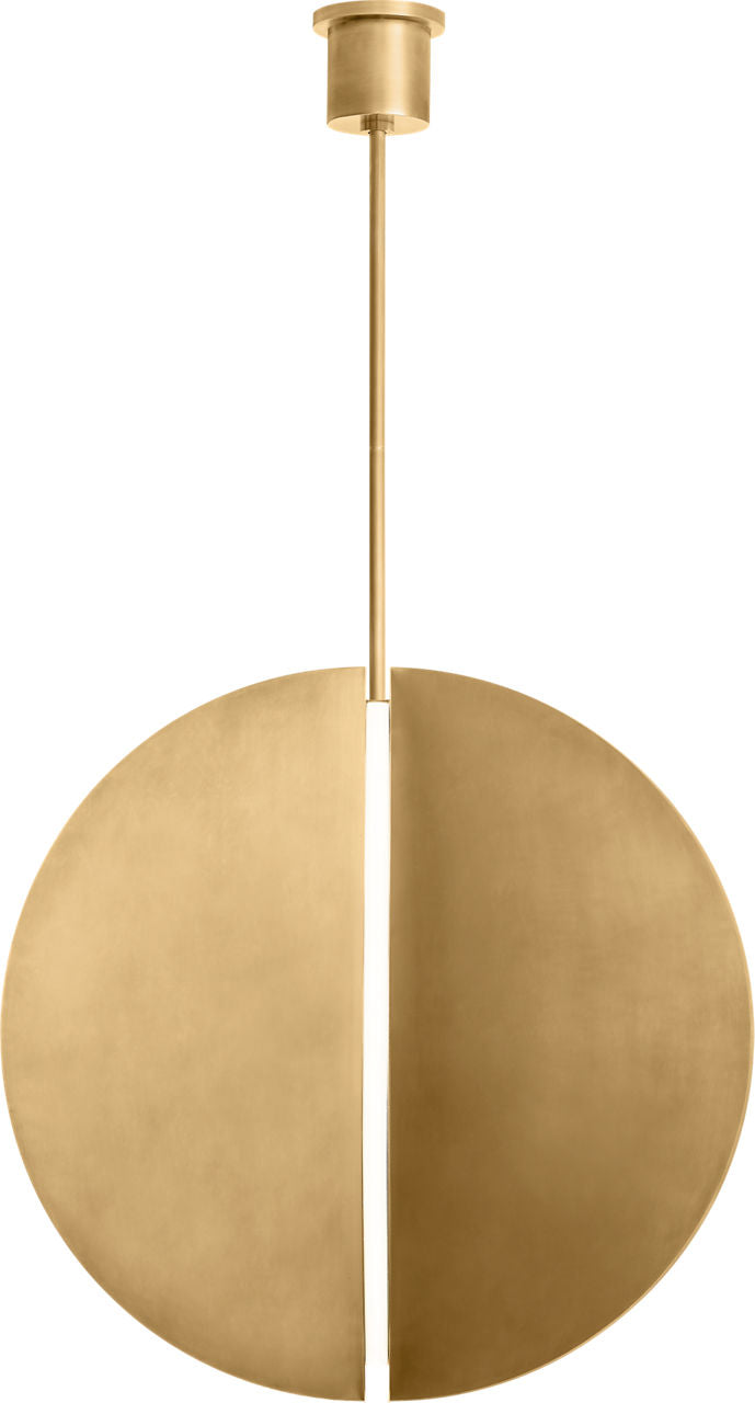 Bau 36 Pendant Natural Brass Integrated LED 90 CRI 3000K 120-277V
