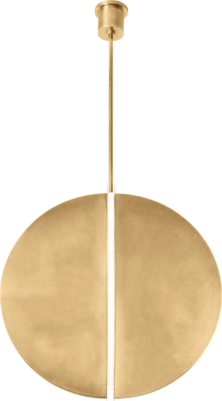 Bau 36 Pendant Natural Brass Integrated LED 90 CRI 3000K 120-277V