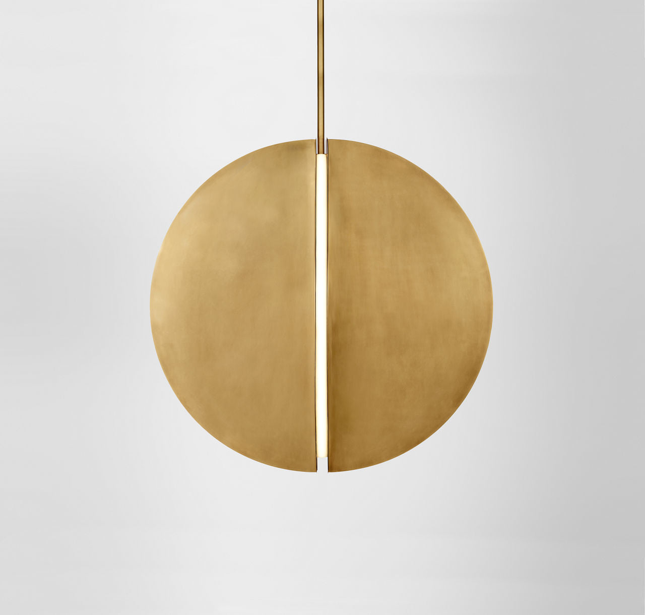 Bau 36 Pendant Natural Brass Integrated LED 90 CRI 3000K 120-277V