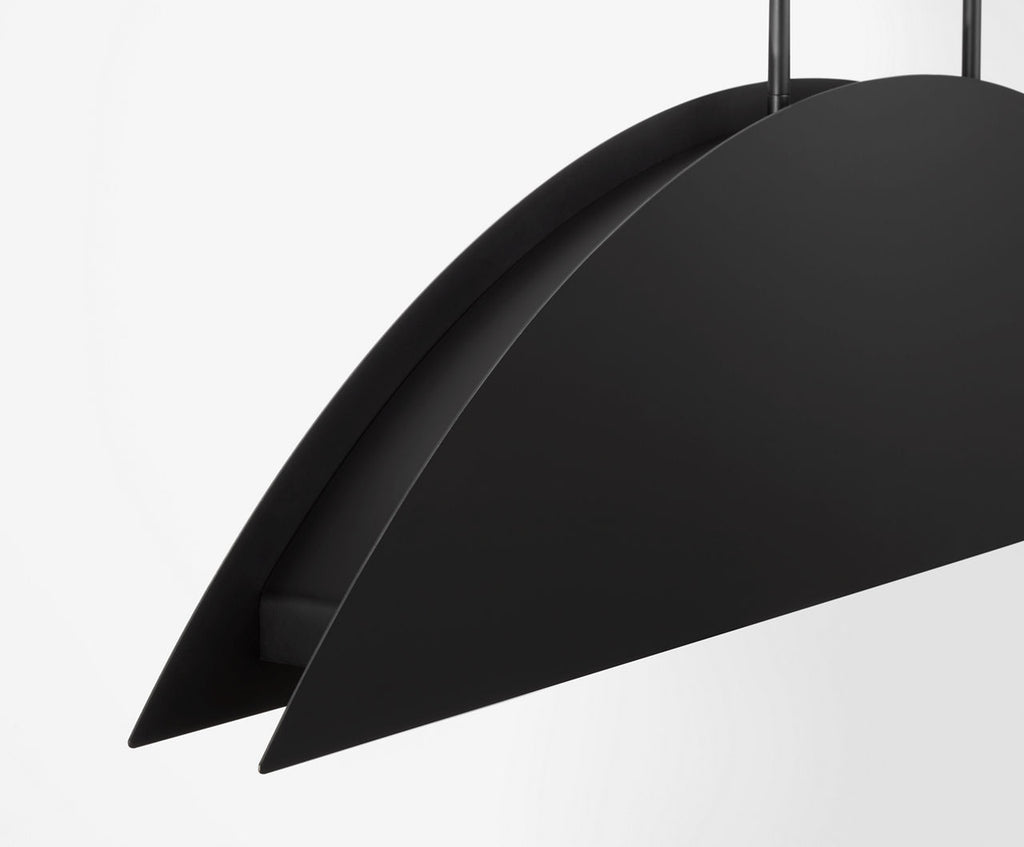 Bau 50 Linear Suspension Nightshade Black LED 90 CRI 3000K 120V