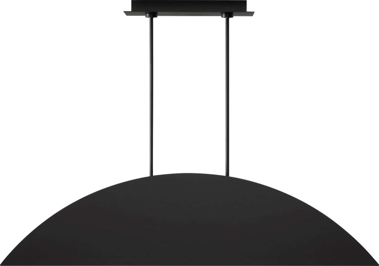 Bau 50 Linear Suspension Nightshade Black LED 90 CRI 3000K 120V