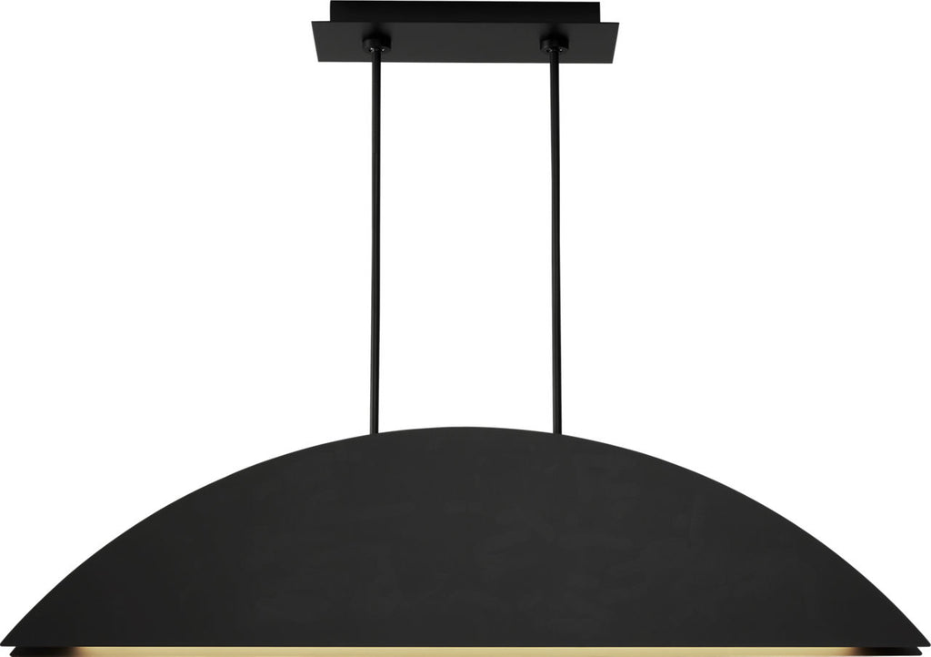 Bau 50 Linear Suspension Nightshade Black LED 90 CRI 3000K 120V